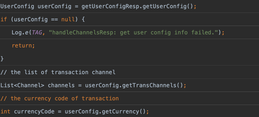 Query User Configuration Information